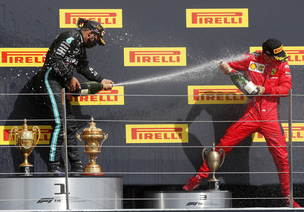 APTOPIX Britain F1 GP Auto Racing